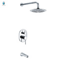 KI-06 new product square head shower surface mounted bathroom accessories hidden shower mixer